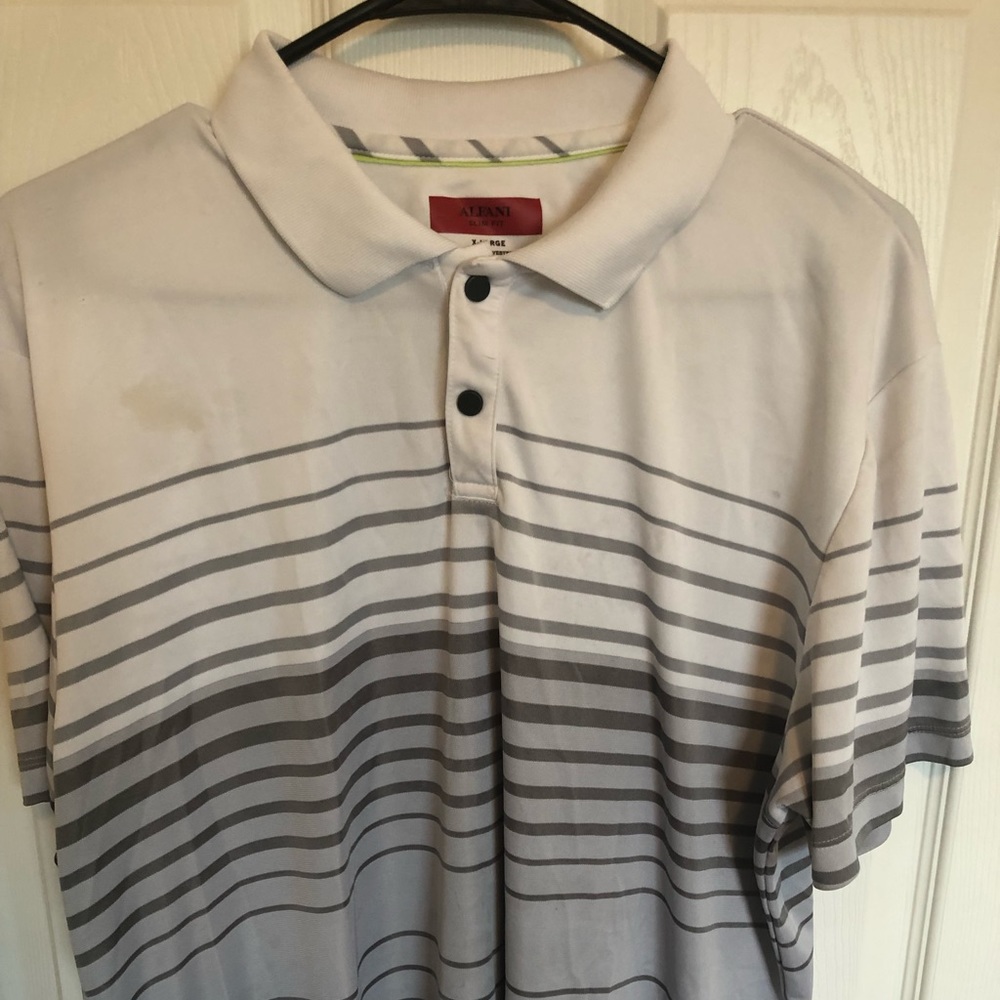 Alfani striped polo shirt